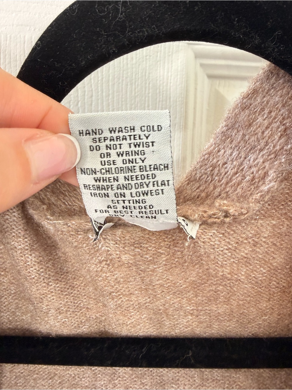 Sweet Romeo beige brown knit top - Picture 4 of 5